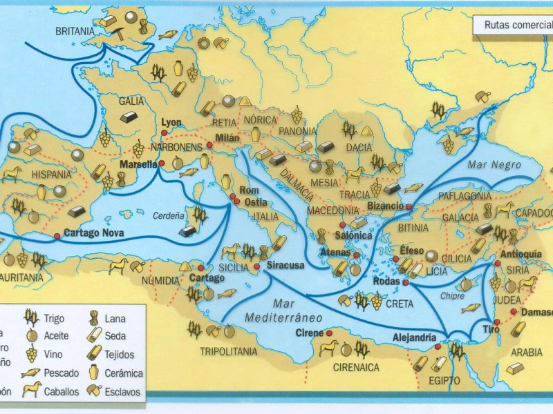 La economía del Imperio Romano